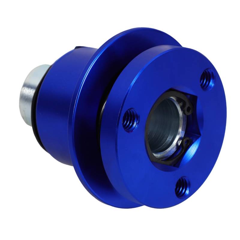ABOOFAN Lenkrad Schnellspanner Blau Schnellspanner Lenkrad Autoteilmontage Modifikationsgerät Auto Lenkrad Racing Schwarz Schnellspanner Nabenadapterabdeckungen von ABOOFAN