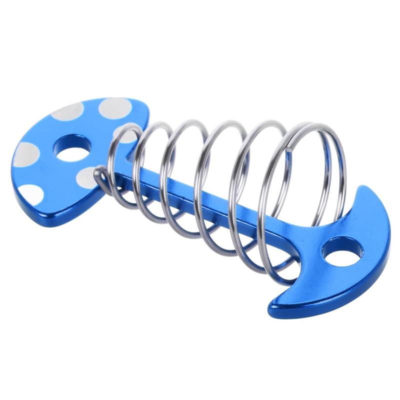 ABOOFAN Pilznägel bequemer Seilspanner multifunktionaler Seilspanner praktische Zeltschnallen Seilspanner für Zelte tragbarer Seilspanner Zeltseilschnalle Metall Blue von ABOOFAN