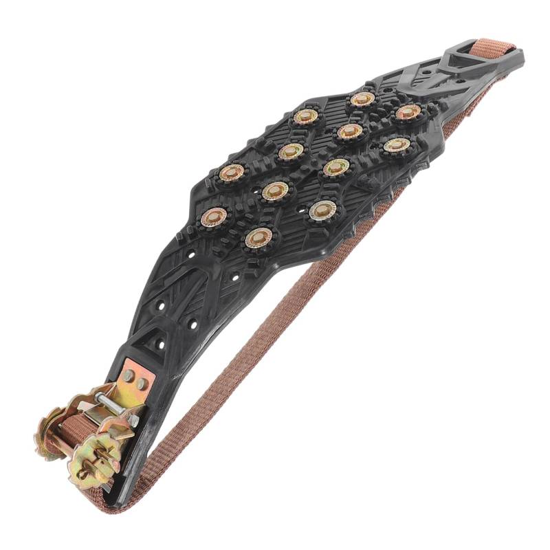 ABOOFAN Schneeketten Schneesocken für Reifen Winterreifenketten rutschfeste Reifenkette Notfallkette Reifenketten für SUV Schneesicherheitskette Radstabilisator Stoff Black von ABOOFAN