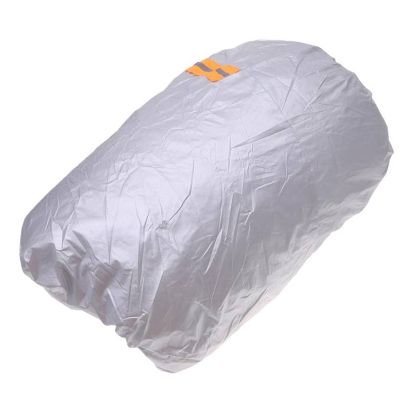 ABOOFAN Silberne Autoabdeckung Yxxl Universelle Abdeckplane für Optimalen Sonnenschutz Staubschutz und UV Schutz und Langlebig für Innen und Außenbereich von ABOOFAN