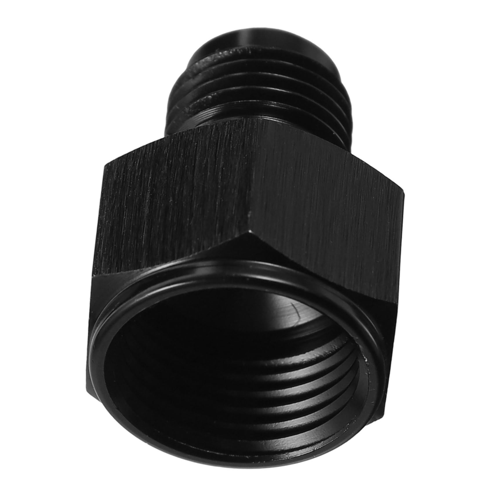 ABOOFAN Steckverbinder -Umwandlungsschrauben Schlauchkonverter Reduzierschlauchadapter 8 bis 6 Uhr Adapter für Innengewinde auf Außengewinde auto versorgung Aluminium Black von ABOOFAN