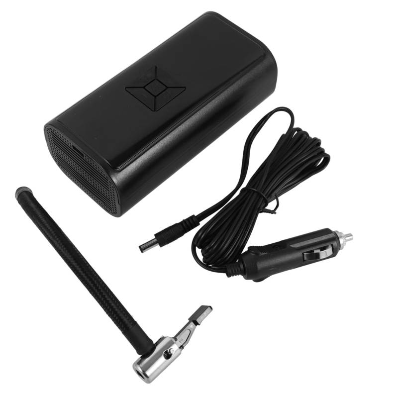 ABOOFAN Tragbare Luftpumpe Autokompressor Autoluftpumpe Auto-Reifen-Inflator Auto-Luftpumpe Kfz-Luftpumpe Automatischer Reifenfüller für Autoreifen Luft Kompressor pumpe Abs Black von ABOOFAN