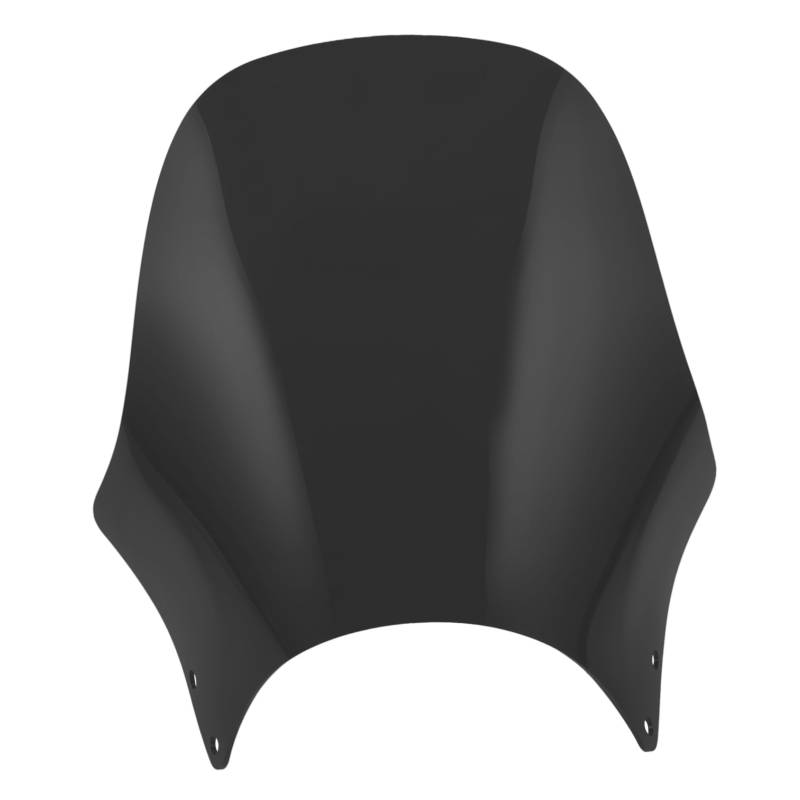 ABOOFAN Windschutzscheibe Motorrad Abdeckung Motorrad Windschutzscheibe Deflektor Zubehör Ersatz Straße Vorne PC Schwarz von ABOOFAN