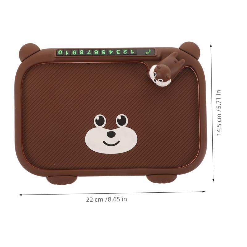 ABOOFAN rutschfeste Matte Halterung Für Das Armaturenbrett Anti-rutsch-Matte Für Autotelefonhalter Antirutschmatte Für Das Armaturenbrett Im Auto PVC Light Brown von ABOOFAN