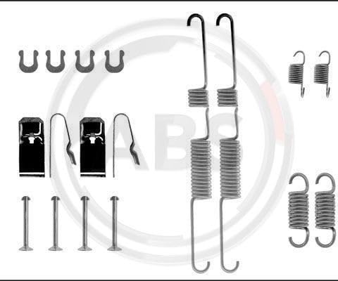 ABS 0582Q Zubehörsatz, Bremsbacken von ABS All Brake Systems
