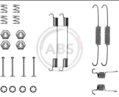 ABS 0674Q Zubehörsatz, Bremsbacken von ABS All Brake Systems
