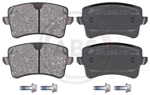 Bremsbelagsatz, Scheibenbremse ABS 37588 von ABS