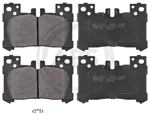 Bremsbelagsatz, Scheibenbremse Hinterachse ABS 35214 von ABS