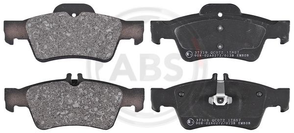 Bremsbelagsatz, Scheibenbremse Hinterachse ABS 37319 von ABS