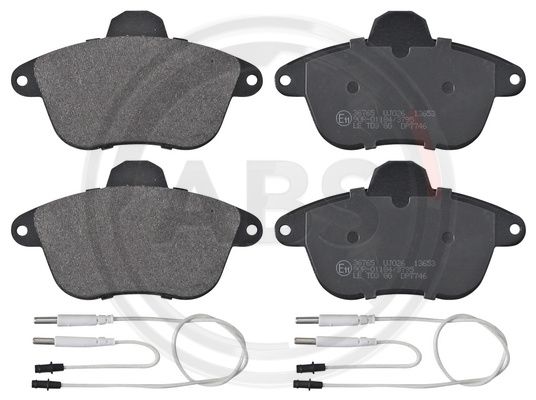 Bremsbelagsatz, Scheibenbremse Vorderachse ABS 36765 Bremsbelagsatz, Scheibenbremse Vorderachse ABS 36765 von ABS