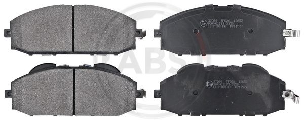 Bremsbelagsatz, Scheibenbremse Vorderachse ABS 37084 von ABS