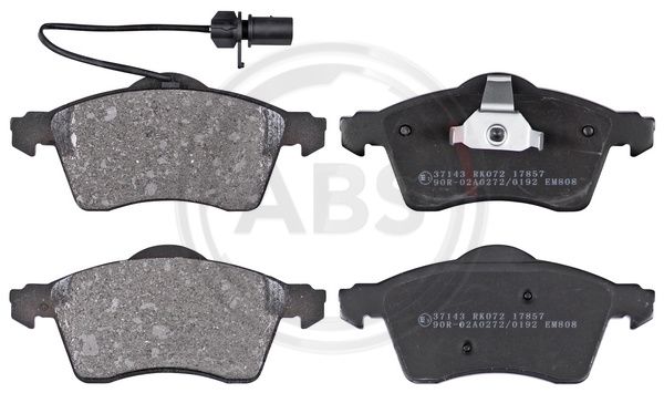 Bremsbelagsatz, Scheibenbremse Vorderachse ABS 37143 Bremsbelagsatz, Scheibenbremse Vorderachse ABS 37143 von ABS