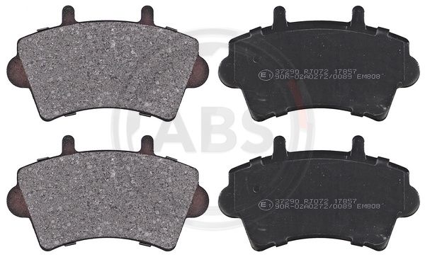 Bremsbelagsatz, Scheibenbremse Vorderachse ABS 37290 von ABS