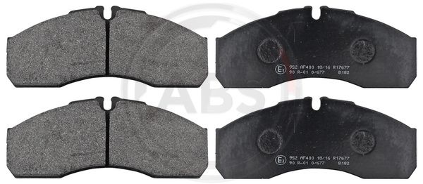 Bremsbelagsatz, Scheibenbremse Vorderachse ABS 37379 Bremsbelagsatz, Scheibenbremse Vorderachse ABS 37379 von ABS