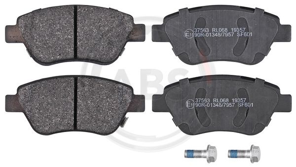 Bremsbelagsatz, Scheibenbremse Vorderachse ABS 37563 von ABS
