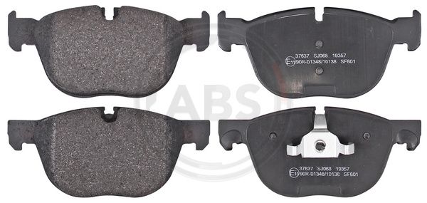 Bremsbelagsatz, Scheibenbremse Vorderachse ABS 37637 von ABS