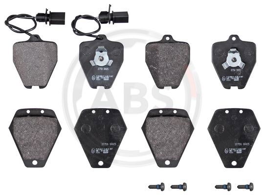 Bremsbelagsatz, Scheibenbremse Vorderachse ABS 37758 von ABS