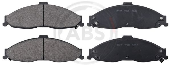 Bremsbelagsatz, Scheibenbremse Vorderachse ABS 38749 Bremsbelagsatz, Scheibenbremse Vorderachse ABS 38749 von ABS
