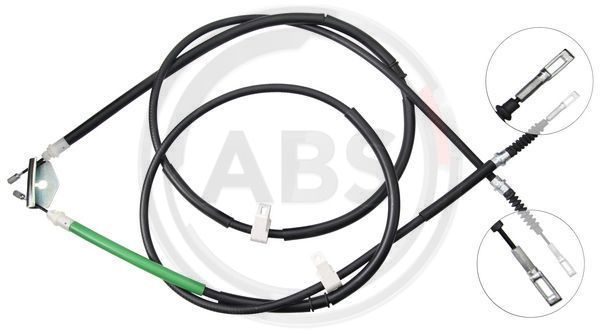 Seilzug, Feststellbremse mitte ABS K19915 Seilzug, Feststellbremse mitte ABS K19915 von ABS