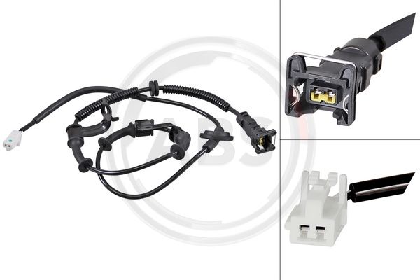 Sensor, Raddrehzahl Hinterachse ABS 32070 von ABS