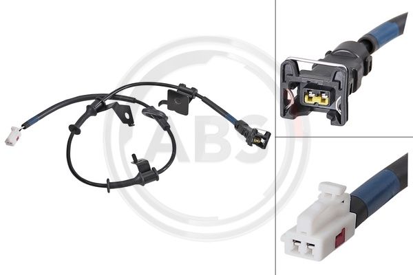 Sensor, Raddrehzahl Hinterachse links ABS 32138 von ABS