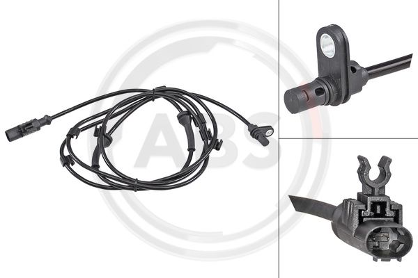 Sensor, Raddrehzahl Hinterachse rechts ABS 31874 Sensor, Raddrehzahl Hinterachse rechts ABS 31874 von ABS
