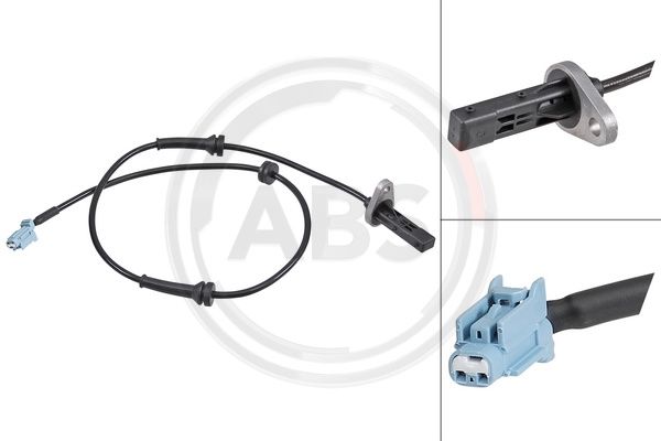 Sensor, Raddrehzahl Vorderachse ABS 31948 Sensor, Raddrehzahl Vorderachse ABS 31948 von ABS
