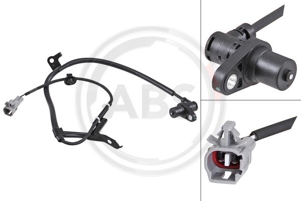 Sensor, Raddrehzahl Vorderachse rechts ABS 31040 von ABS