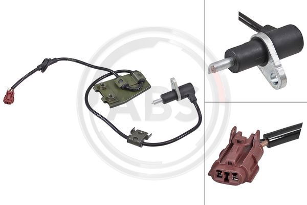 Sensor, Raddrehzahl Vorderachse rechts ABS 31930 von ABS