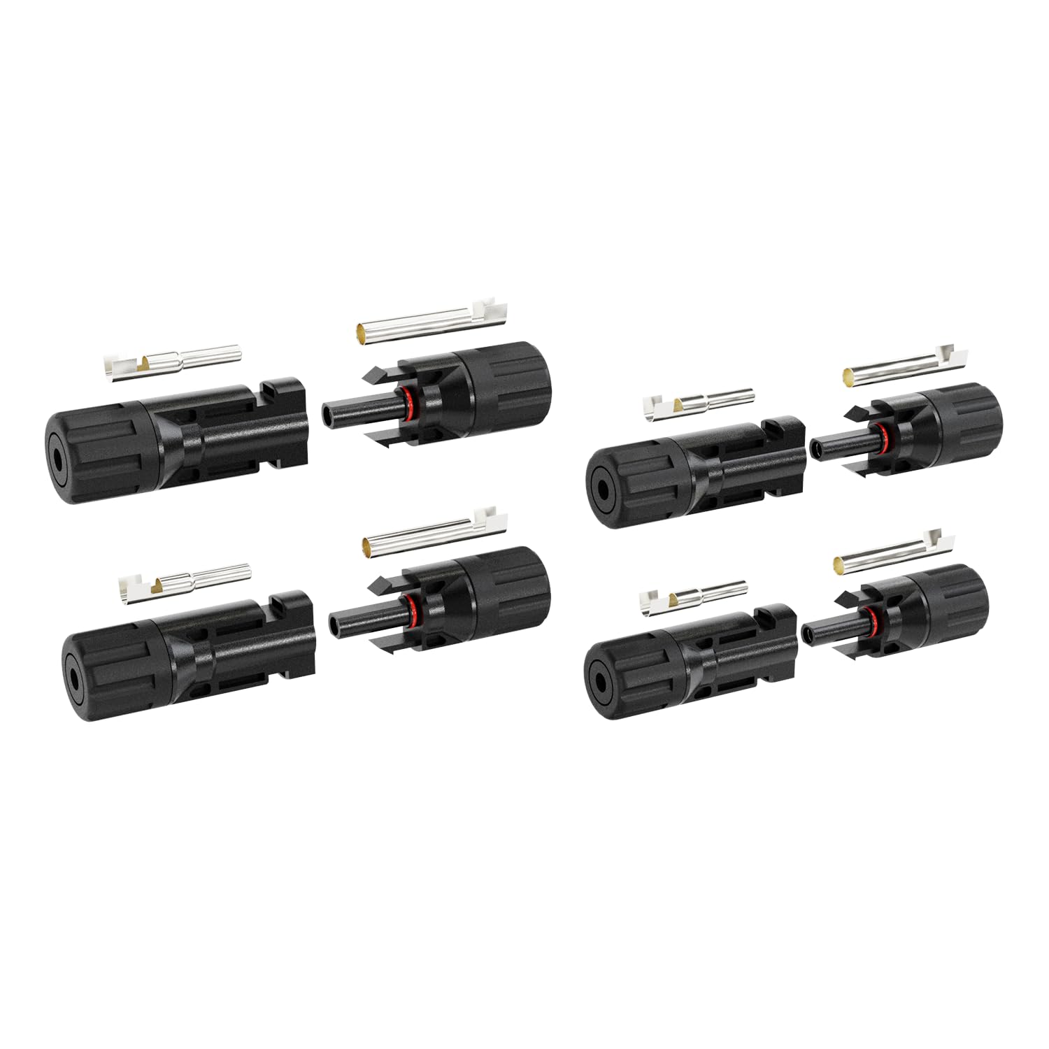 ABSINA 4x Stecker & Buchse + 2x Montageschlüssel - Solarstecker für 2,5-6mm2 PV Kabel - Solar Stecker Set - Steckverbinder Solar - Solarkabel Stecker für Solaranlage - Steckersolaranlage ABSINA 4x Stecker & Buchse + 2x Montageschlüssel - Solarstecker für 2,5-6mm2 PV Kabel - Solar Stecker Set - Steckverbinder Solar - Solarkabel Stecker für Solaranlage - Steckersolaranlage von ABSINA