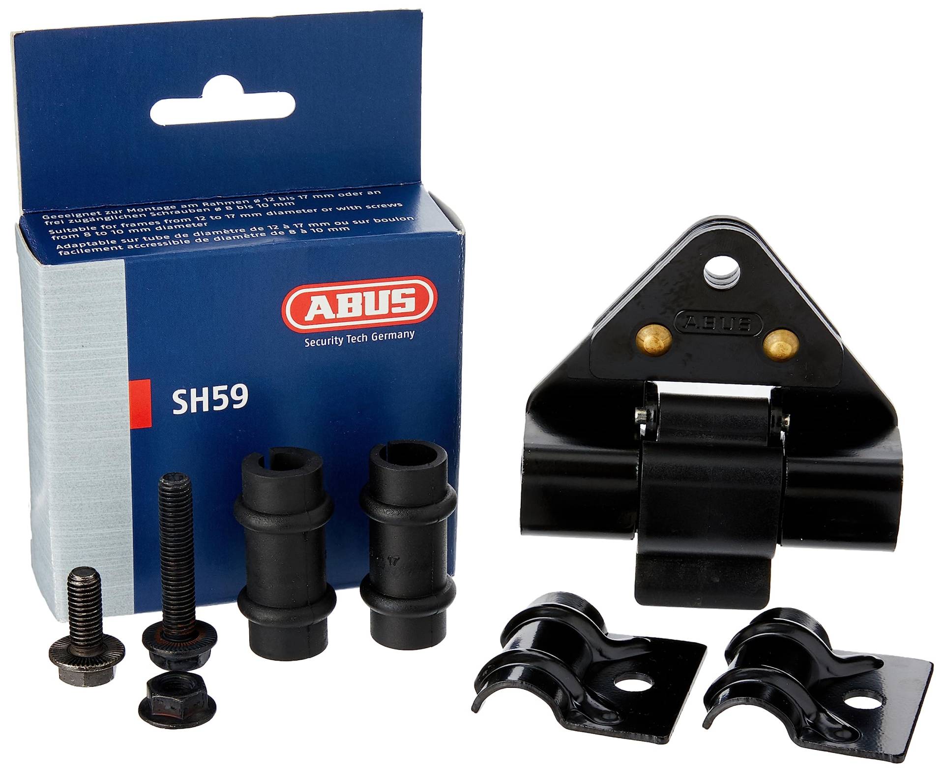 ABUS Halter SH 59 - Schlosshalterung für den Transport des Bügelschlosses Granit Extreme 59, Schwarz ABUS Halter SH 59 - Schlosshalterung für den Transport des Bügelschlosses Granit Extreme 59, Schwarz von ABUS