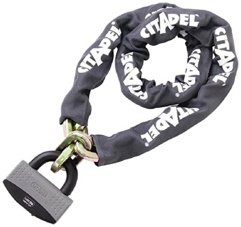 ABUS 46703 Diebstahlsicherung Mini U Zitadelle CUC 17 mit Kette 13 KS120 schwarz von ABUS