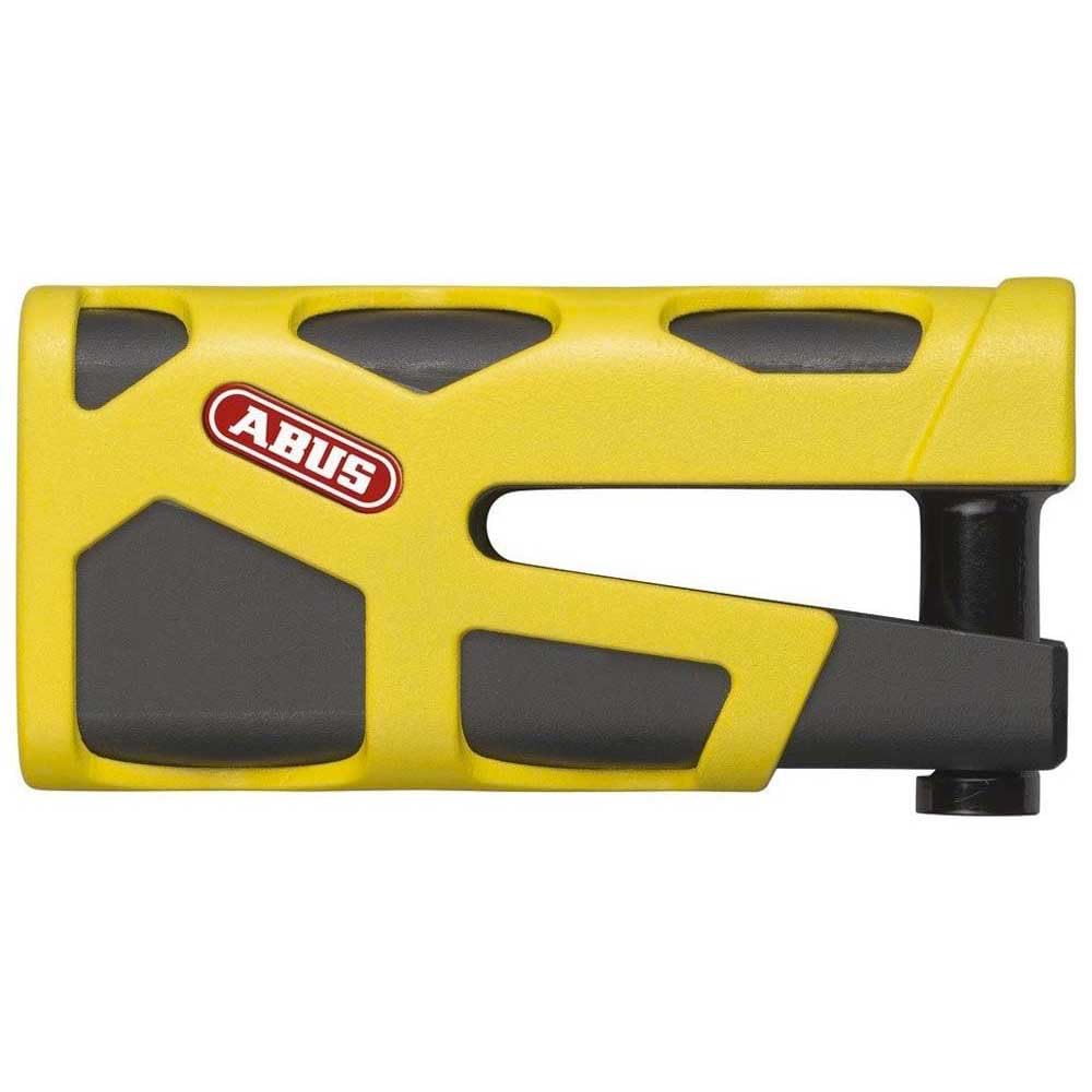ABUS Bremsscheibenschloss Granit Sledg 77 yellow - Motorradschloss mit sicherem XPlus Zylinder und Erinnerungskabel - ABUS Sicherheitslevel 17 - Gelb ABUS Bremsscheibenschloss Granit Sledg 77 yellow - Motorradschloss mit sicherem XPlus Zylinder und Erinnerungskabel - ABUS Sicherheitslevel 17 - Gelb von ABUS