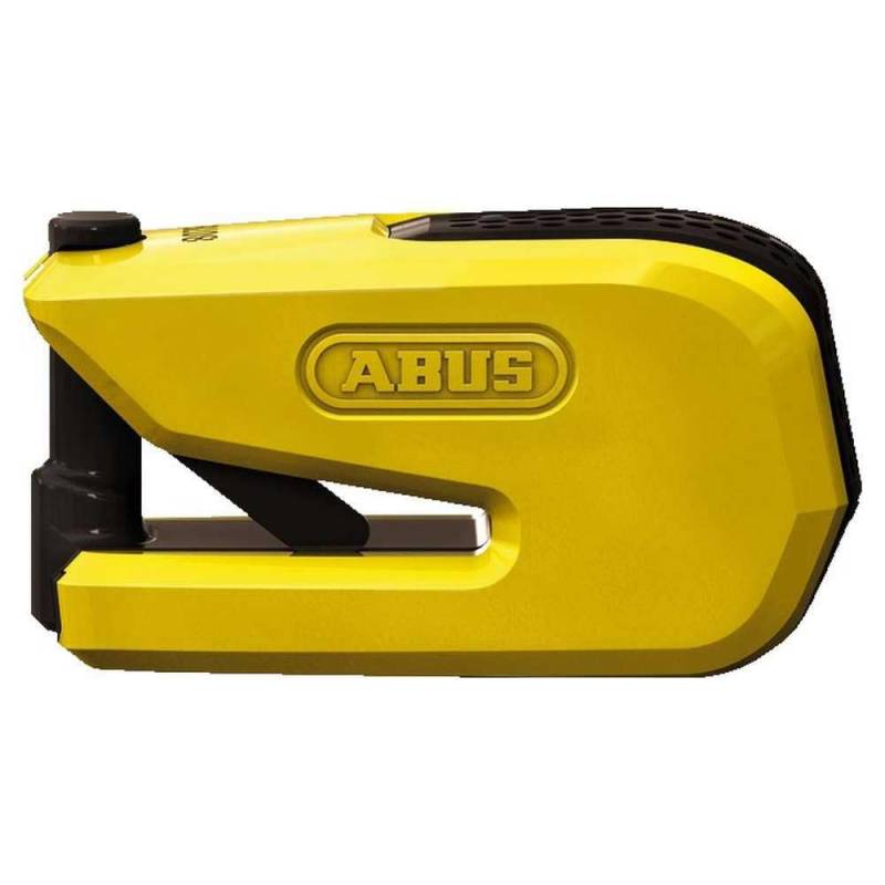 ABUS Bremsscheibenschloss Granit Detecto SmartX 8078 2.0 für Motorräder - smartes Motorradschloss mit 100 dB Alarm - Bedienung per App Sicherheitslevel 18 - Gelb von ABUS