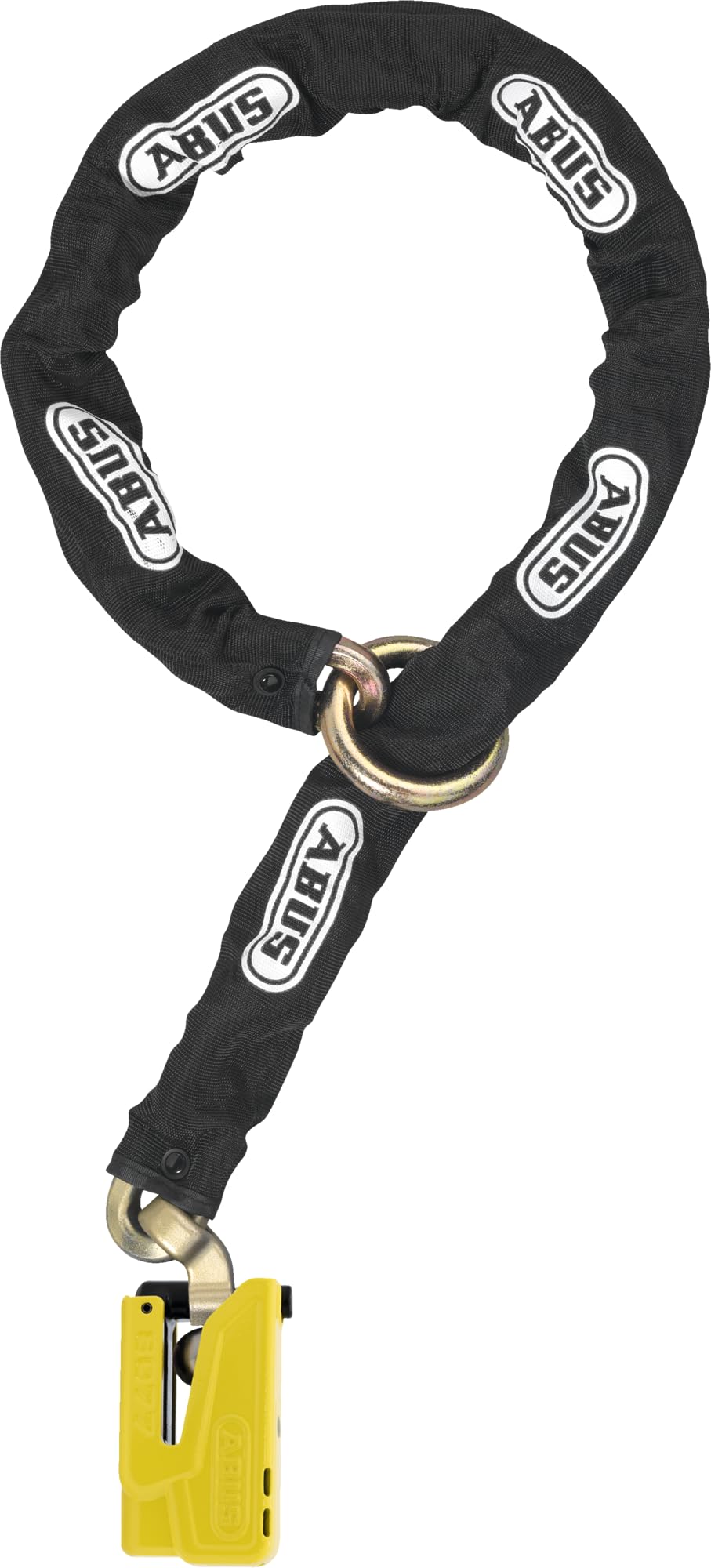 ABUS Bremsscheibenschloss Granit Detecto XPlus 8077 2.0 Yellow mit Kette 12KS Black Loop - Kombination aus Motorradschloss mit Alarm und 12 mm starker Stahlkette - Motorrad-Zubehör ABUS Bremsscheibenschloss Granit Detecto XPlus 8077 2.0 Yellow mit Kette 12KS Black Loop - Kombination aus Motorradschloss mit Alarm und 12 mm starker Stahlkette - Motorrad-Zubehör von ABUS