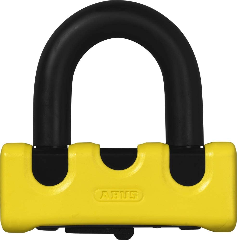 ABUS Motorrad Bremsscheibenschloss GRANIT™ Power XS 67 mit XPlus™-Zylinder – Motorradschloss mit doppelter Bügelverriegelung und Erinnerungskabel – Motorradzubehör – Gelb ABUS Motorrad Bremsscheibenschloss GRANIT™ Power XS 67 mit XPlus™-Zylinder – Motorradschloss mit doppelter Bügelverriegelung und Erinnerungskabel – Motorradzubehör – Gelb von ABUS