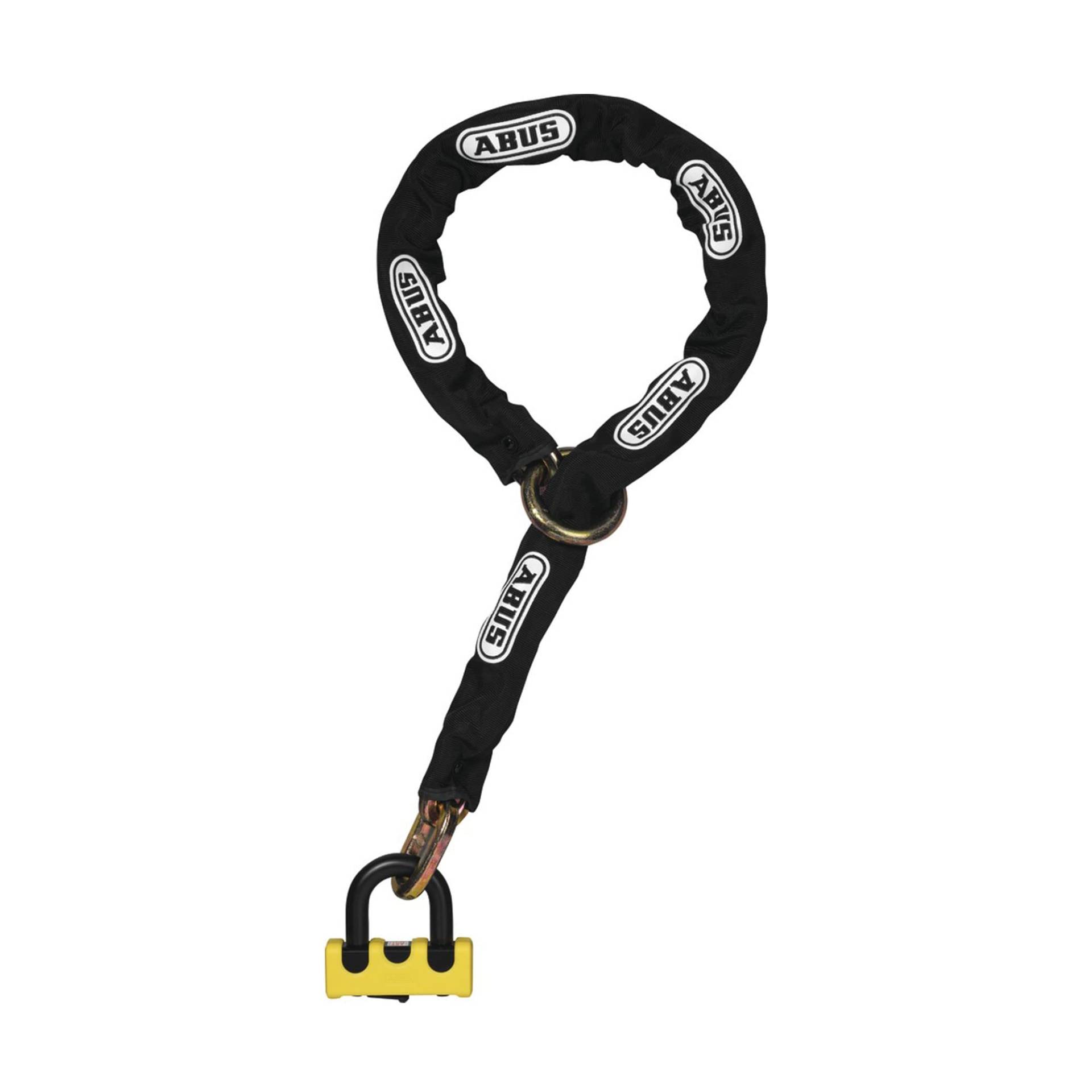 ABUS Schloss-Ketten-Kombi - Granit Power XS 67/105HB50 + 12KS120 black loop - Motorradschloss mit ABUS-Sicherheitslevel 16 - Gelb ABUS Schloss-Ketten-Kombi - Granit Power XS 67/105HB50 + 12KS120 black loop - Motorradschloss mit ABUS-Sicherheitslevel 16 - Gelb von ABUS