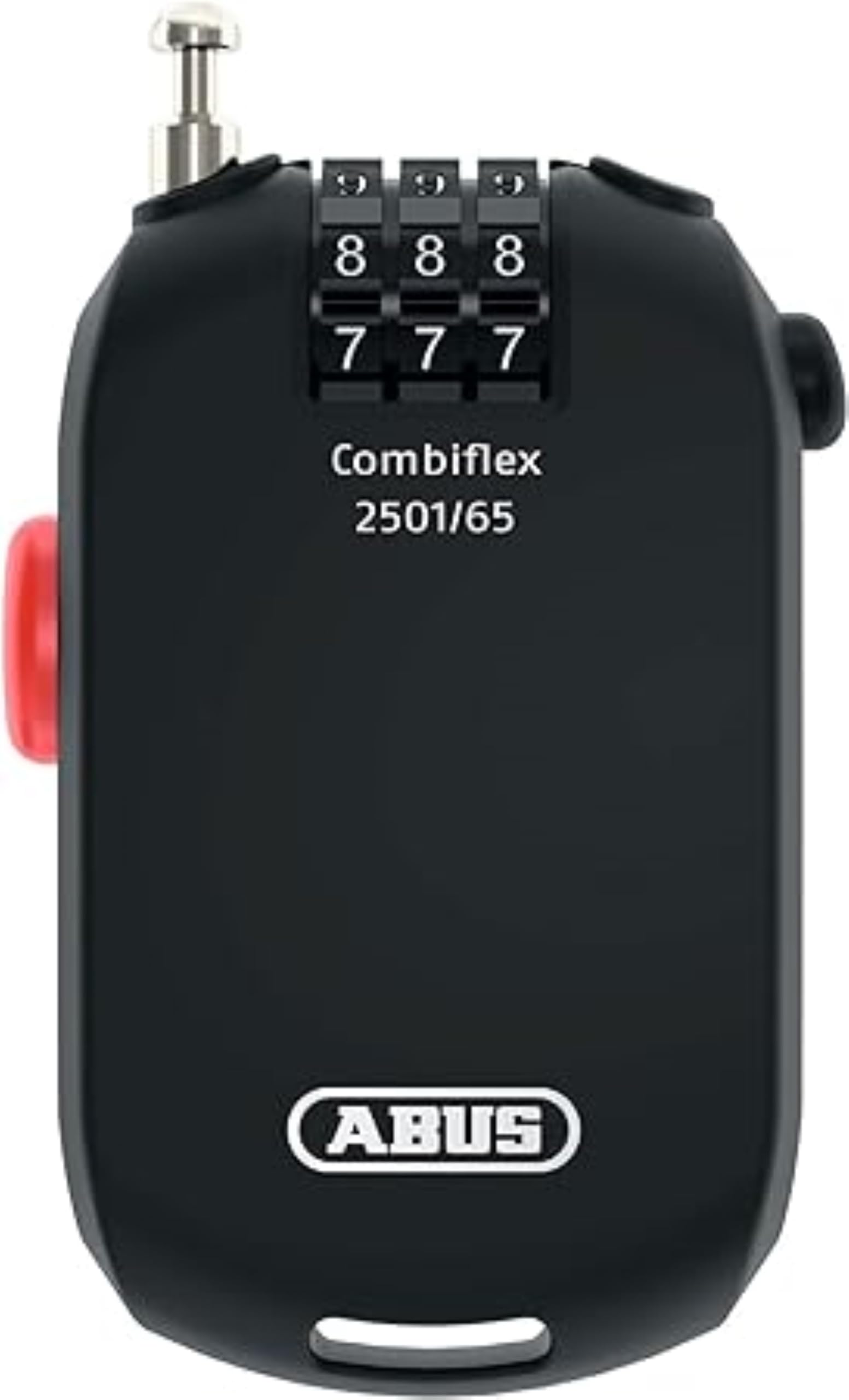 ABUS Spezialschloss Combiflex 2501/65 - Geeignet als Gepäcksicherung, Skischloss, Helmsicherung - 65 cm Stahlkabel - mit Zahlencode - Schwarz ABUS Spezialschloss Combiflex 2501/65 - Geeignet als Gepäcksicherung, Skischloss, Helmsicherung - 65 cm Stahlkabel - mit Zahlencode - Schwarz von ABUS