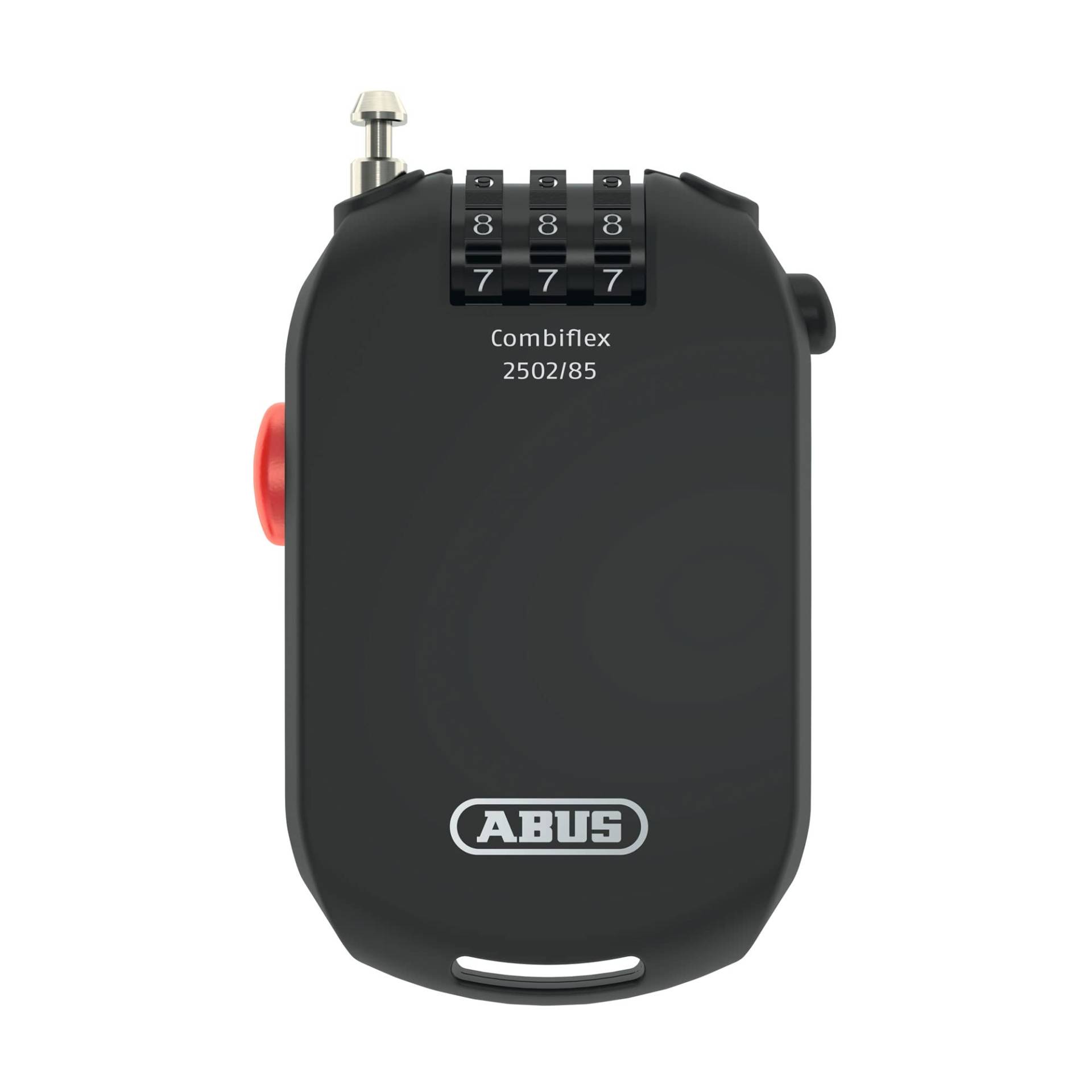 ABUS Spezialschloss Combiflex 2502/85 - Geeignet als Gepäcksicherung, Skischloss, Helmsicherung - 85 cm Stahlkabel - mit Zahlencode - Schwarz ABUS Spezialschloss Combiflex 2502/85 - Geeignet als Gepäcksicherung, Skischloss, Helmsicherung - 85 cm Stahlkabel - mit Zahlencode - Schwarz von ABUS