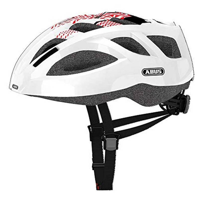 Abus Ambition Helm Shiny Rot L Fahrradhelm Rot L von ABUS