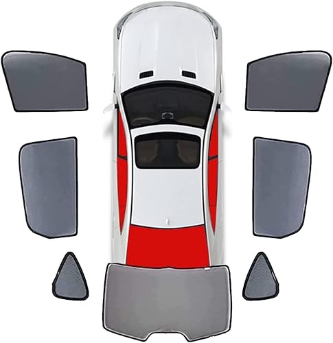 Auto-Sonnenschutz für Audi A4 B9 Avant B9 2017-2023, mit UV Schutz Verdunklung Autofenster Sonnenschutz Abnehmbare Autozubehör,H/All Car Windows von ABUSO