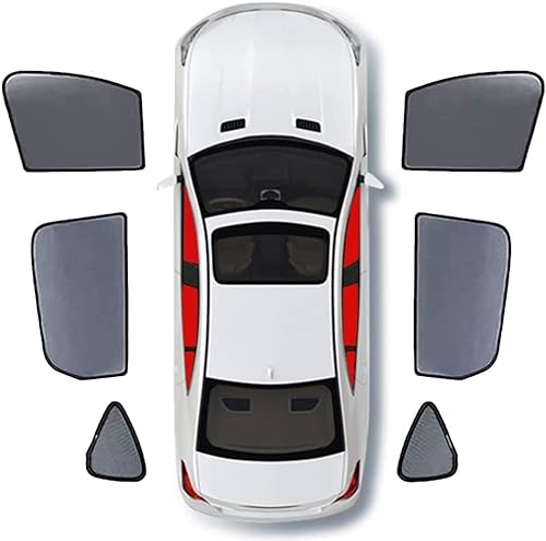 Auto-Sonnenschutz für BMW 3 Series Touring E91 2005-2013, mit UV Schutz Verdunklung Autofenster Sonnenschutz Abnehmbare Autozubehör,G/6 Side Windows von ABUSO