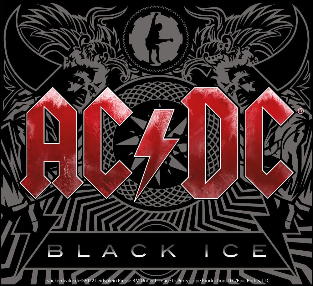 AC/DC Aufkleber Black Ice Cover Sticker Bands Rock Metal Heavy ca. 11x10 cm AC/DC Aufkleber Black Ice Cover Sticker Bands Rock Metal Heavy ca. 11x10 cm von AC/DC