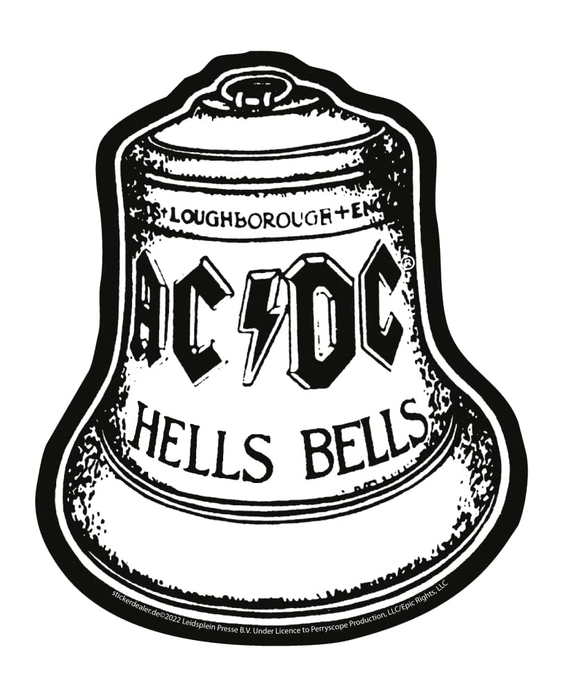 AC/DC Aufkleber Hells Bells Sticker Hardrock Metal Heavy Angus ca. 11x9 cm AC/DC Aufkleber Hells Bells Sticker Hardrock Metal Heavy Angus ca. 11x9 cm von AC/DC