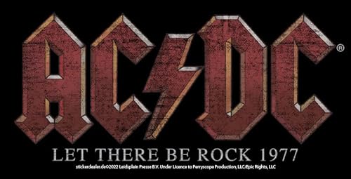 AC/DC Aufkleber Let There Be Rock Sticker Hardrock Metal Heavy ca. 16x8 cm von AC/DC