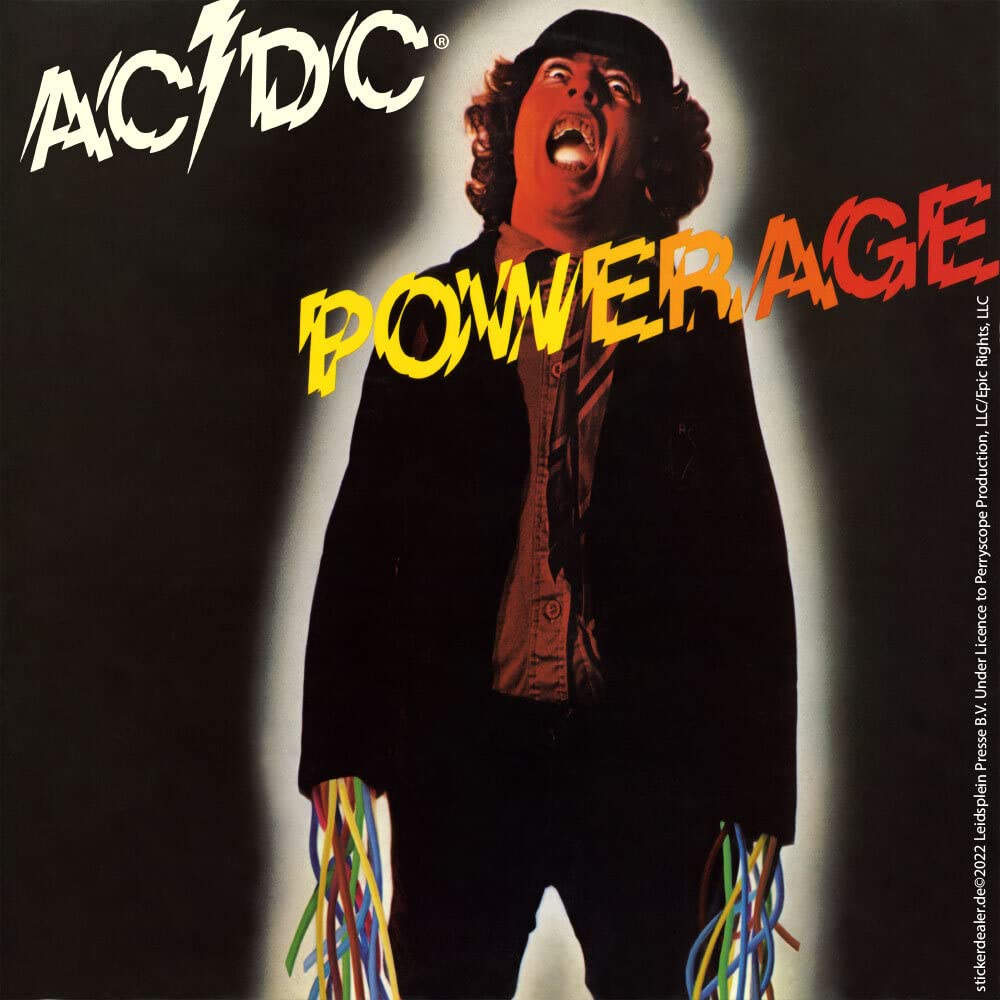 AC/DC Aufkleber Powerage Album Cover Sticker Hardrock Metal Heavy ca. 10x10 cm AC/DC Aufkleber Powerage Album Cover Sticker Hardrock Metal Heavy ca. 10x10 cm von AC/DC