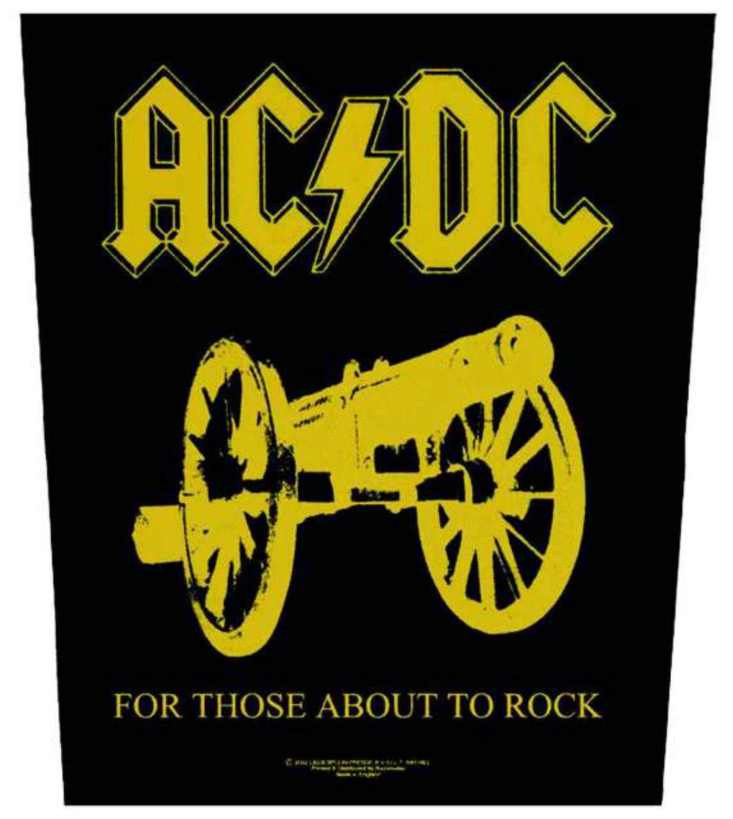 AC/DC For Those About To Rock Rückenaufnäher von AC/DC