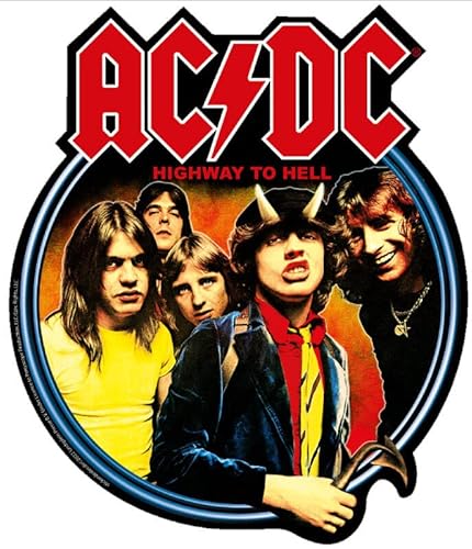 AC/DC Highway to Hell Aufkleber Sticker Hardrock Metal Heavy Angus ca. 11x10 cm von AC/DC