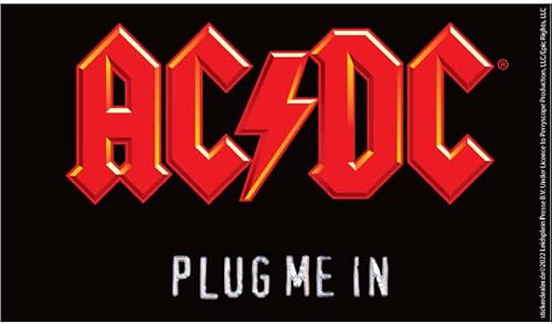 AC/DC Plug Me Aufkleber Sticker Bands Rock Metal Heavy ca. 15x9 cm von AC/DC