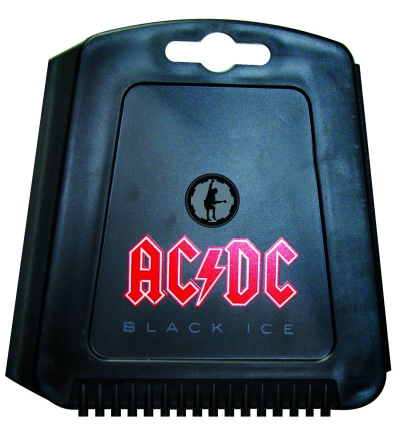 AC/DC' Trapez Eiskratzer für das Auto, Eisschaber mit Eisbrecher-Zähnen und Wasserabstreiflippe von ACDC